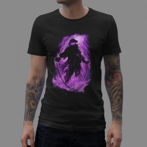Stormwraith Captain ghost pirate t-shirt on tattooed male model